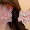 Super Fairy Flower Petal Geometric Earrings