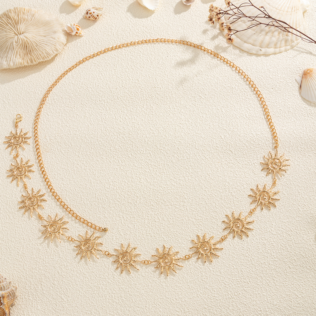 Vacation Sunflower Beach Waist Chain for Women – Ocean Body Chain