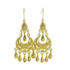 Vintage Gold Waterdrop Tassel Earrings