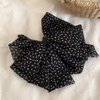 New French Vintage Polka Dot Tulle Bow Hair Claw Clip