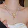 Vintage Double Layer Pearl Necklace