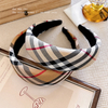 Classic Khaki Plaid Headband