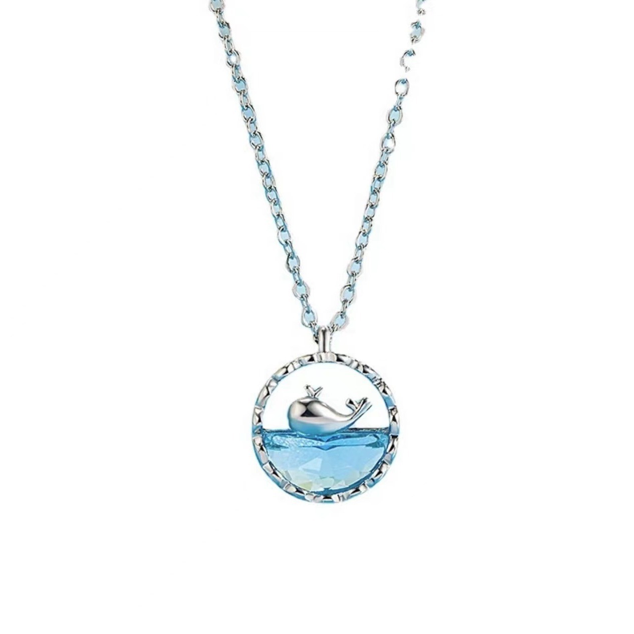 Whale & Ocean Series Clavicle Necklace for Women 