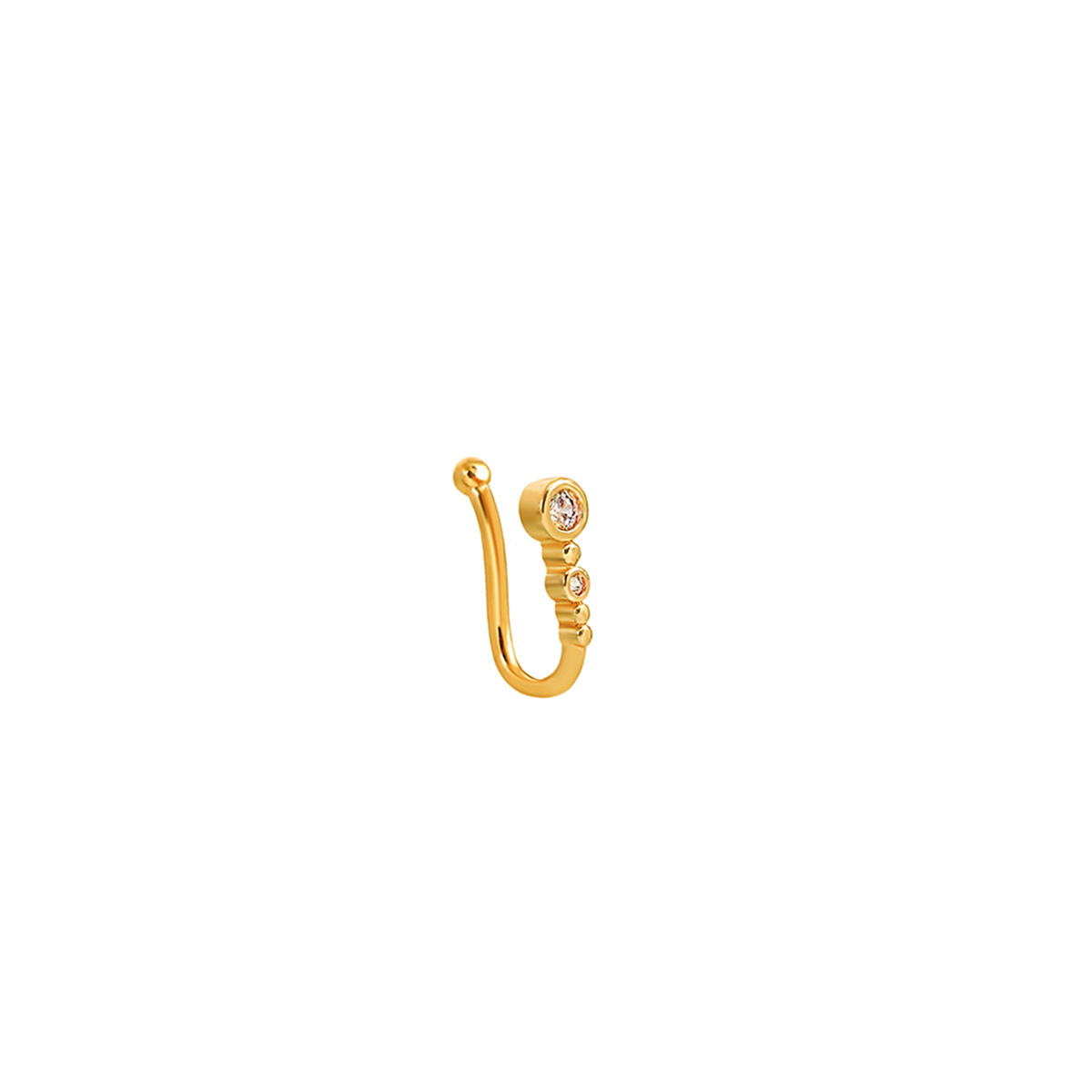 Non-Piercing U-Shaped Nose Cuff