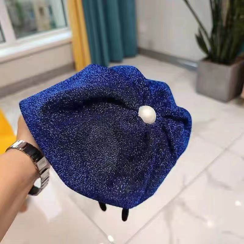 Sequin Beret Headband for Women
