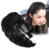 Wide Lace Breathable Headband for Women - White Hair Coverage