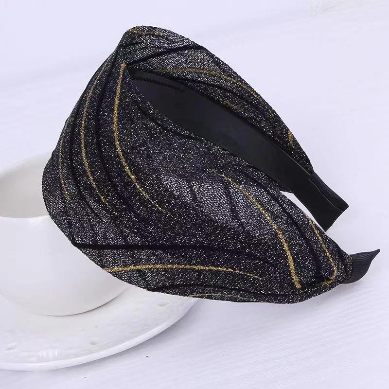 Korean Wide Non-slip Headband for White Hair Coverage