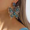 Vintage Palace Hollow Butterfly Earrings