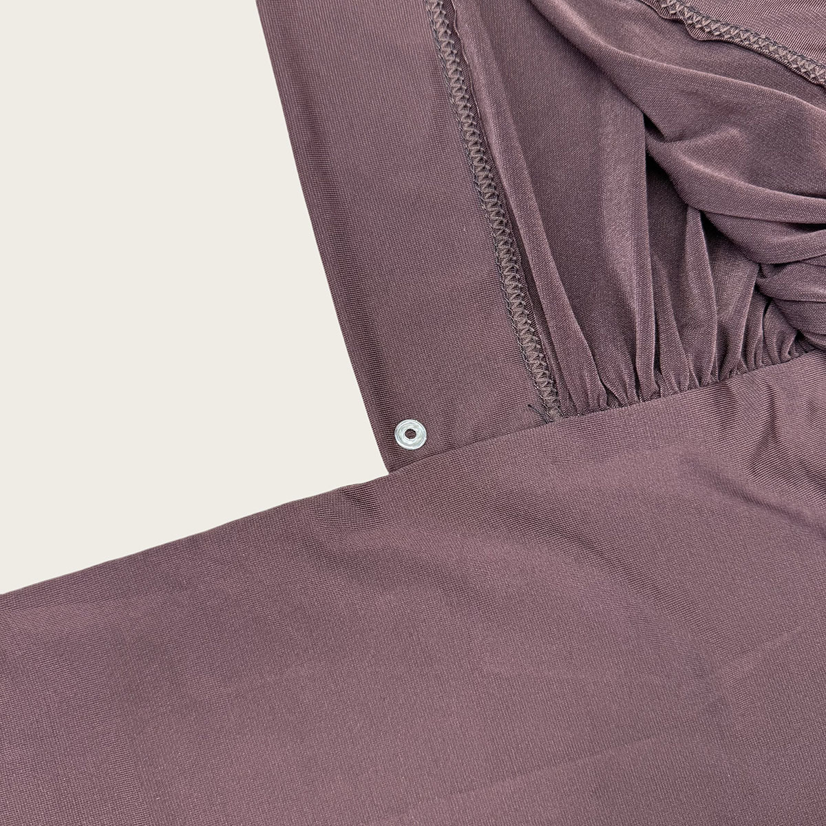 Muslim Fashion Simple Solid Color Scarf Hat Snap-on Head Wrap One-piece Veil Dust-proof Hat