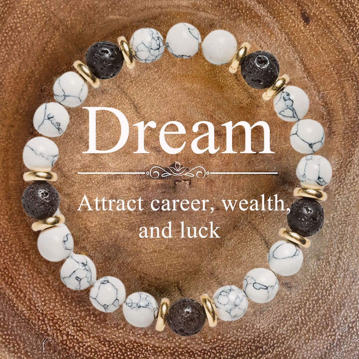 Natural Stone Beaded Bracelet | Healing Crystal Jewelry
