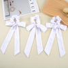 Elegant Long-Tail Bow Scrunchie | Soft Satin Hair Tie for Ballet & Casual Looks