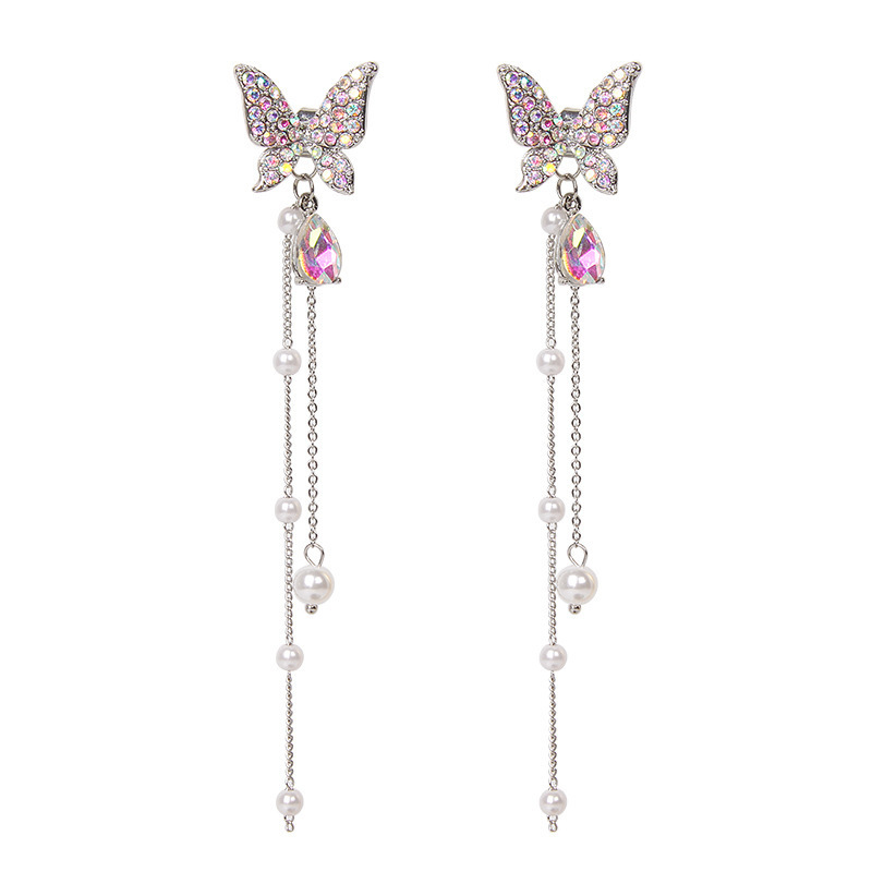 Fairy Sweet Butterfly Tassel Earrings for Women