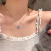 Fashion Summer Double Layer Butterfly Choker Necklace