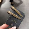 Korean Style Gold Foil Acetate Hair Clips