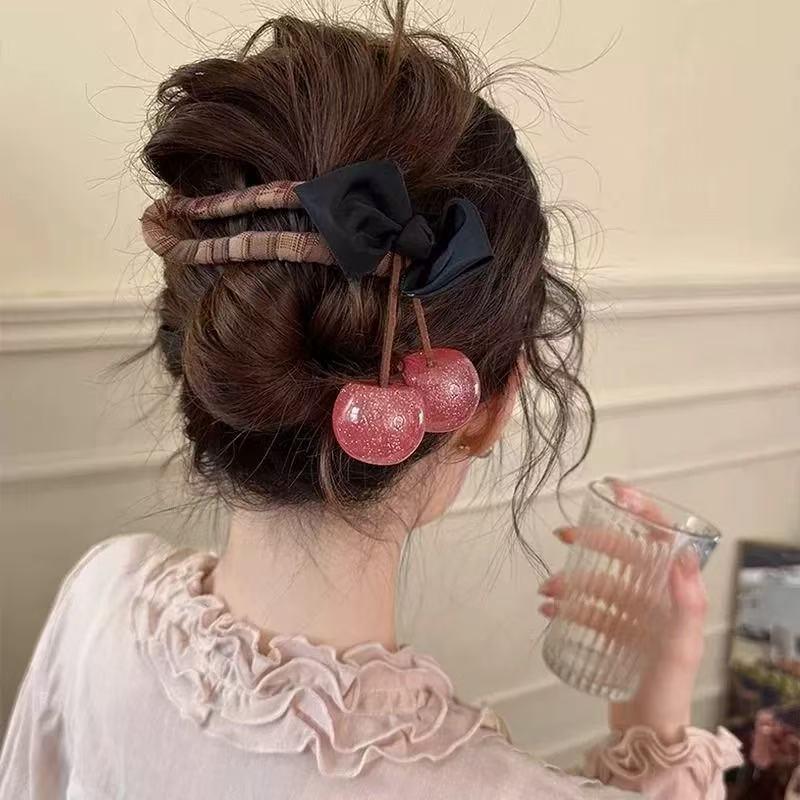 Large Cherry Hair Claw Clip for Women