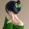 Vintage Embroidered Butterfly Hair Claw