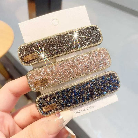 Korean Style Rhinestone Hair Clips BB Hairpins