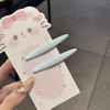 Creamy Polka Dot Duckbill Clips Macaron Color Hair Barrettes Sweet Side Hair Pins