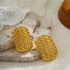 18K Gold Plated Knot Bow Earrings