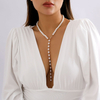 Vintage Beaded Long Tassel Necklace