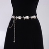 Seashell Starfish Link Waist Chain - Boho Beach Adjustable Dress Belt
