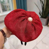 Sequin Beret Headband for Women
