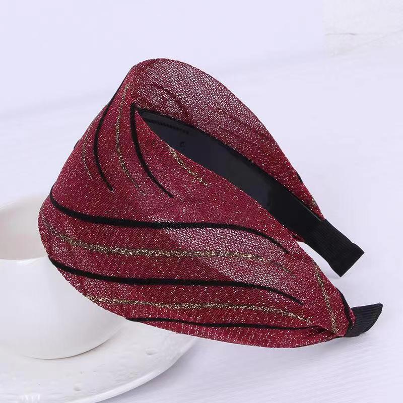 Korean Wide Non-slip Headband for White Hair Coverage