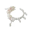 Chinese Style Bamboo Butterfly Bracelet, Cool Tone Burst Bead Bracelet