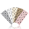 Retro diamond-patterned small floral knitted hair band