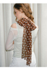 New Brown Polka Dot Long Scarf for Women