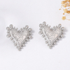 Minimalist Heart Stud Earrings