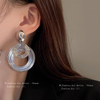 Vintage Circle Statement Earrings
