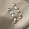 Exaggerated Long Pearl Drop Earrings for Women