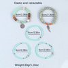 Boho Multi-Layer Beaded Bracelet Set with Turquoise Howlite Accents Stackable Beachy Jewelry