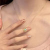 Dreamy Planet Universe Saturn & Earth Necklace