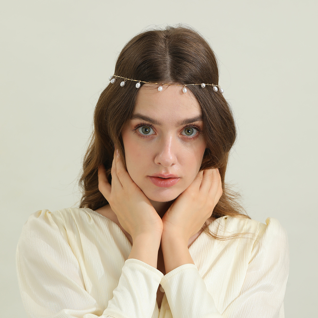 Pearl Tassel Hair Chain Fairy-like Braided Hair Accessory Chain