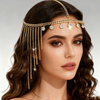 Bohemian Tassel Zircon Head Chain for Women – Exotic Sexy Hair Jewelry