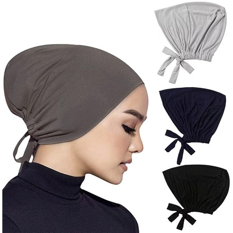 Super Soft Elastic Ethnic Scarf Cap