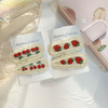 Cute Fruit Embroidered Lace Hair Clips for Women Girls