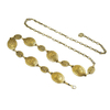 Vintage Embossed Coin Chain Belt - Boho Ethnic Adjustable Waist Jewelry for Dresses