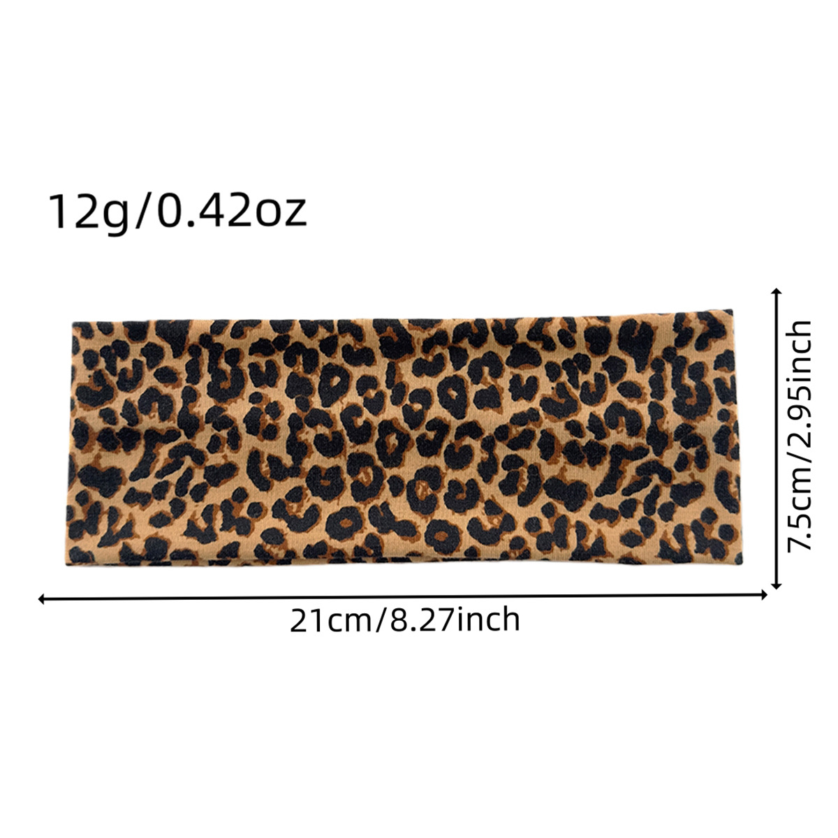 Retro Leopard Print High-elastic Hair Band
