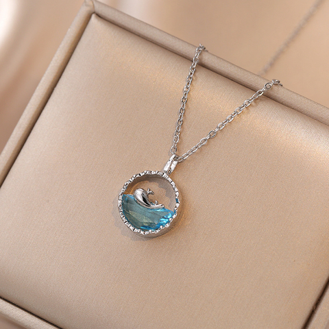 Whale & Ocean Series Clavicle Necklace for Women 