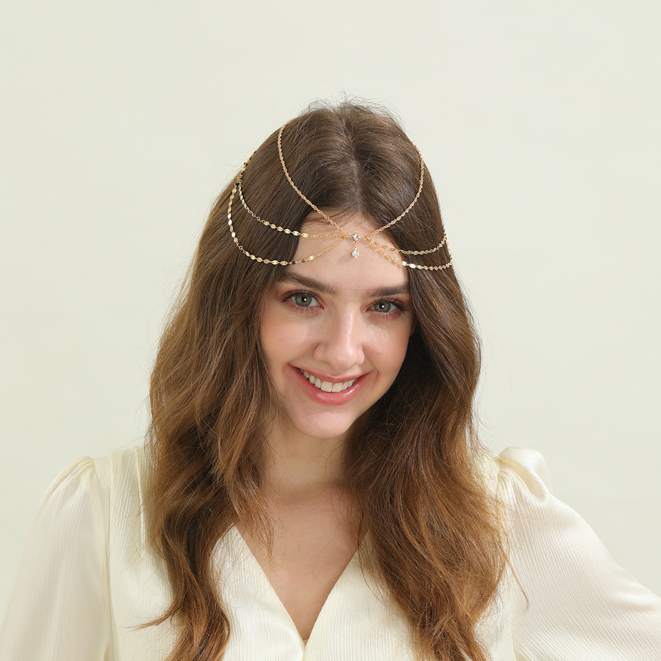 Vintage Boho Tassel Forehead Chain