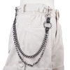 Double Layer Spike Ring Pant Chain - Techwear Punk Streetwear Accessory