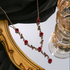 French Vintage Rose Jewelry Set