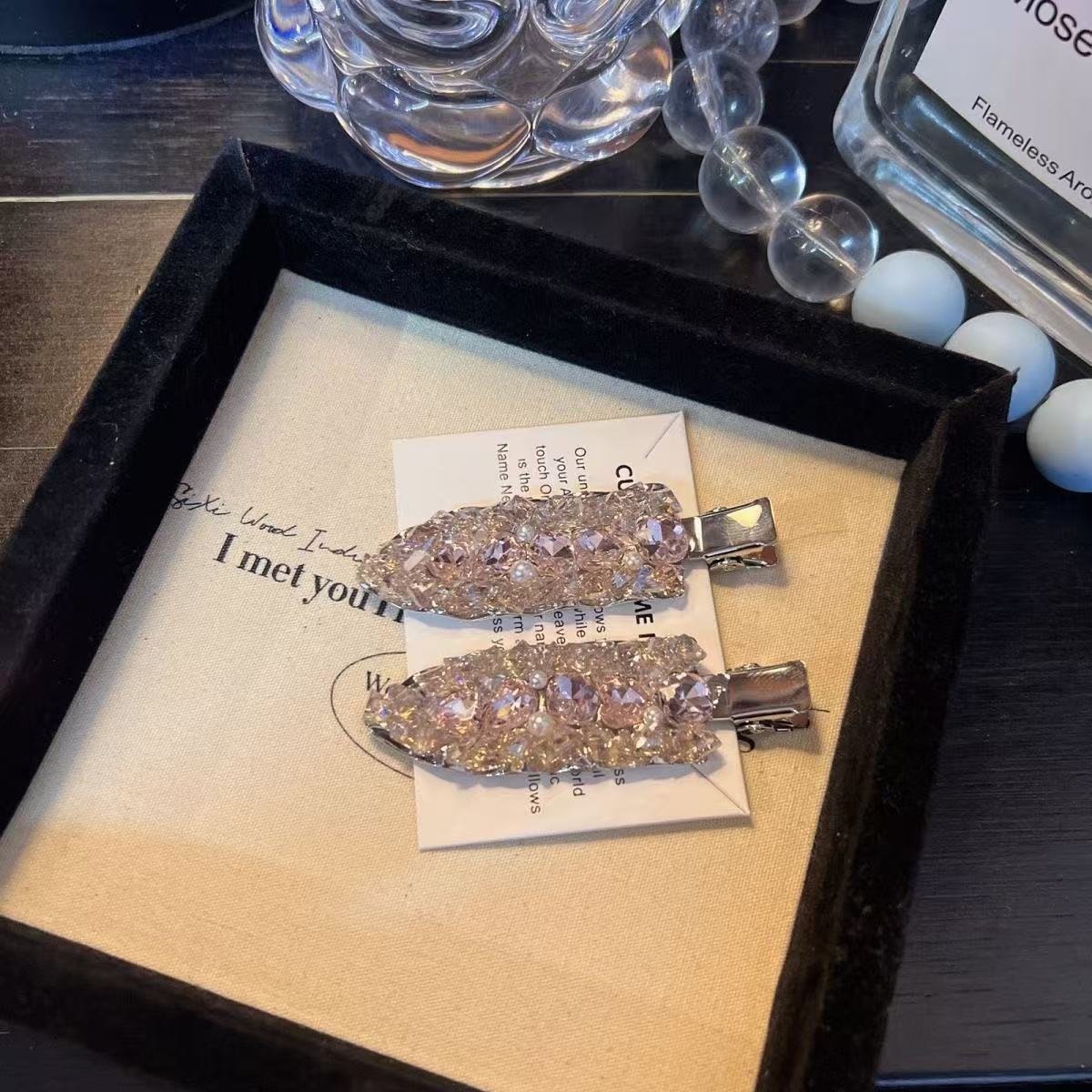 Exquisite Rhinestone Invisible Hair Clip
