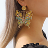 Vintage Palace Hollow Butterfly Earrings