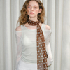 New Brown Polka Dot Long Scarf for Women