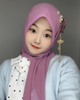 Dry Rose Solid Color Chiffon Square Scarf Flower Hui Ethnic Group Veil Headscarf for Women