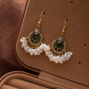 Ethnic Style Pearl Tassel Ear Hooks